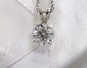 Diamond Solitaire Pendant